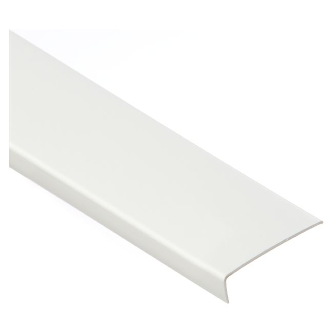 PVC-vinkel Cezar 10 x 40 x 1,1 mm 2 m hvid