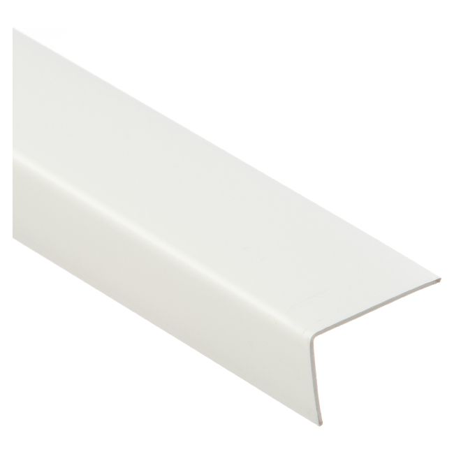 PCV-vinkelprofil Cezar 30 x 20 x 1,1 mm 2 m hvid
