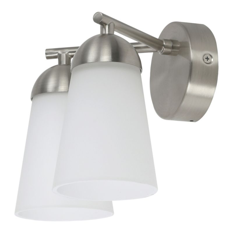 GoodHome Dudhon dobbelt væglampe 2 x G9 IP44 krom