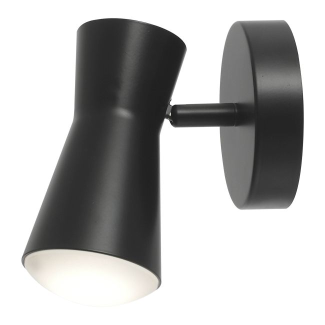 GoodHome Rathong væglampe 1 x GU10 IP44 mat-sort