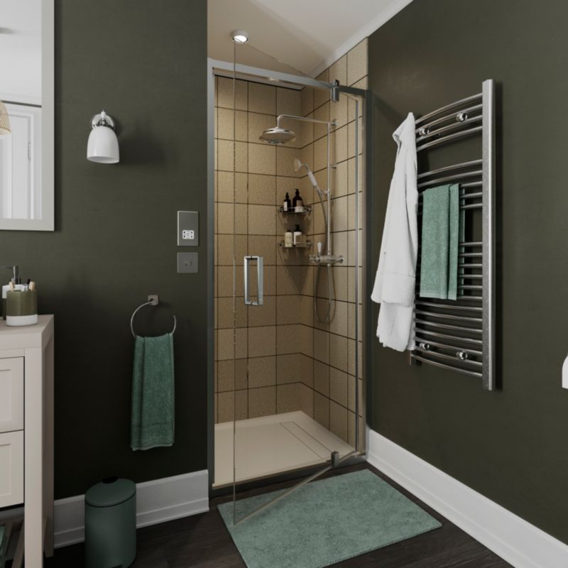 GoodHome Shafat væglampe 1 x G9 IP44 krom