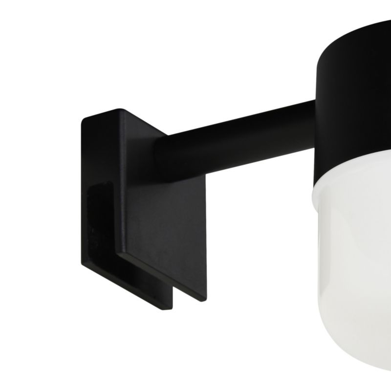 GoodHome Bovey 2-i-1 badeværelsesvæglampe 400 lm 4000 K 30 cm mat-sort