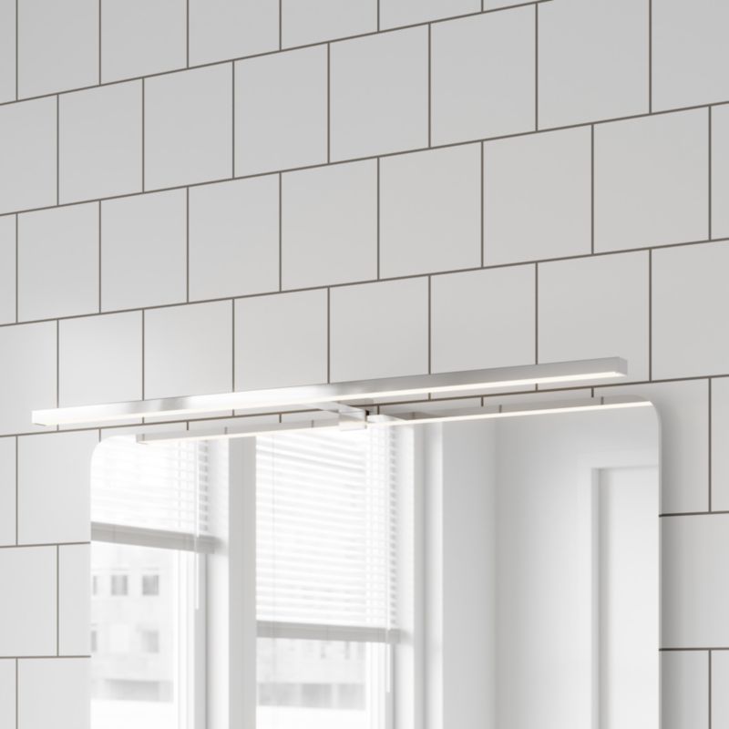 GoodHome Craven 3-i-1 badeværelsesvæglampe 1700 lm 4000 K 80 cm krom