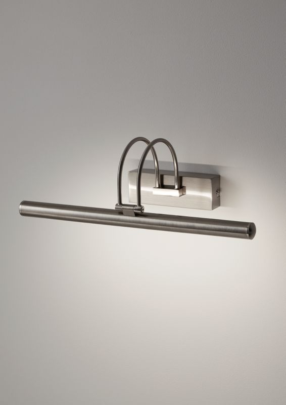 LED-væglampe GoodHome Giausar i børstet krom 41182BC