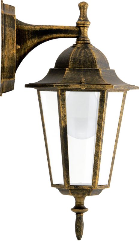 Væglampe Liguria Nedad 1x60W E27 Patina
