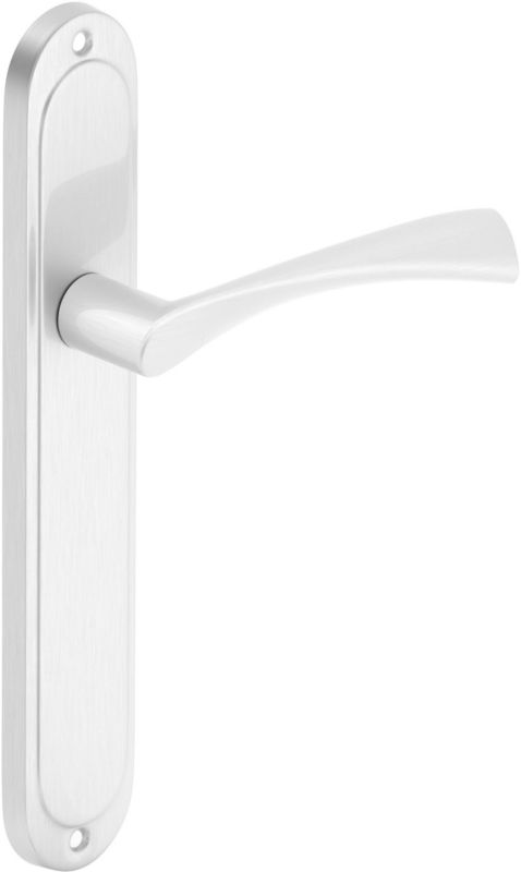 Metalbud Diana dørhåndtag 72 mm uden gennemgående hul i nikkel