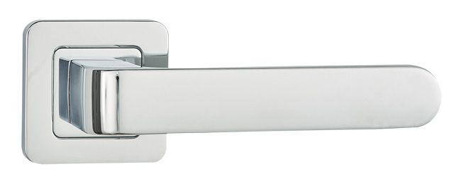 Dørhåndtag Metalbud Rio med kvadratisk roset i krom