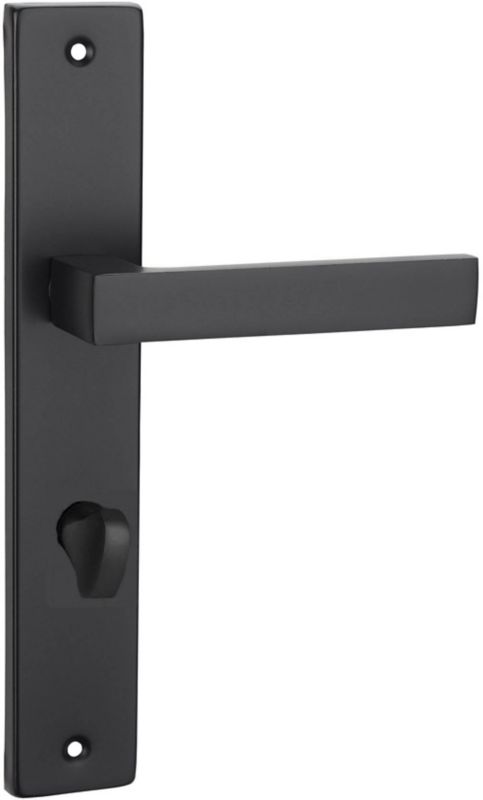 Dørhåndtag Qubik med lang plade til WC