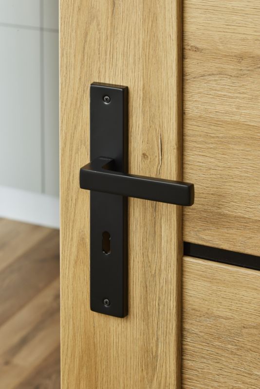 Dørhåndtag Qubik med lang nøgleskilt