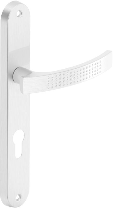 Dørhåndtag Verso Astra PZ til cylinder i nikkel