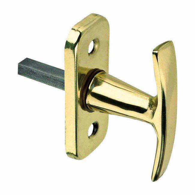 To‑arms vinduesgreb S i messing