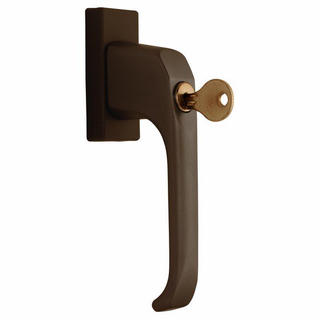 Jupiter vinduesgreb med nøgle i brun