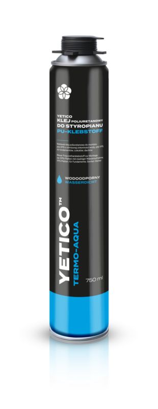 Yetico Termo-Aqua klæbemiddel til polystyren 750 ml