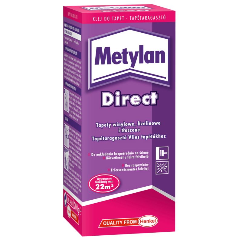 Metylan Direct tapetklæber til nonwoven tapet 200 g