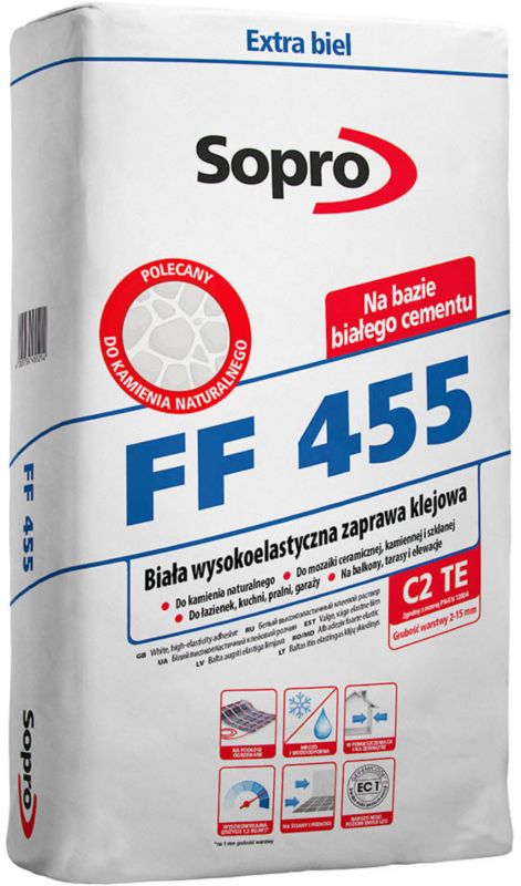 Sopro FF455 fleksibelt fliseklæb 22 kg
