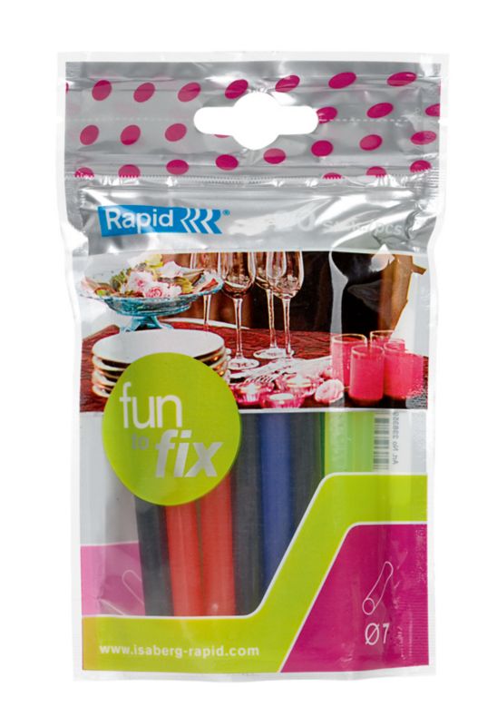 Rapid Fun to Fix farvet lim 80 g, Ø 7 mm