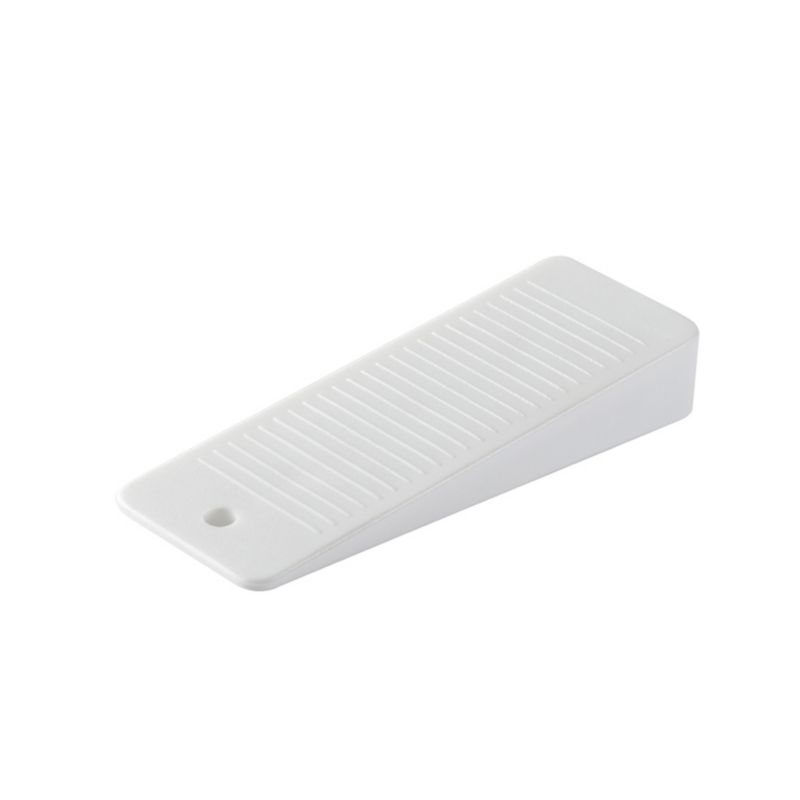 Gummidørstopper 95 x 32 mm Hvid