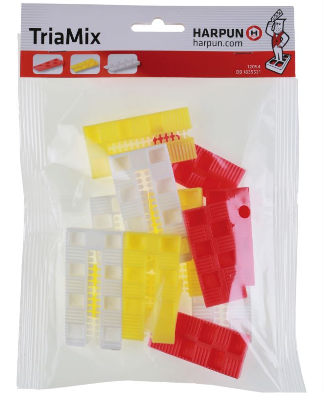 Monteringskiler mix 12 stk.