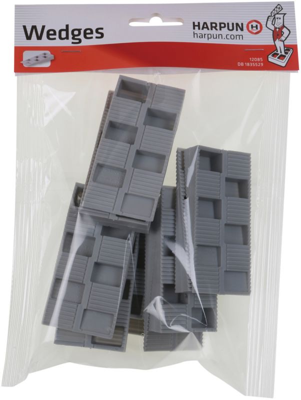 Grå monteringskile 10 stk.