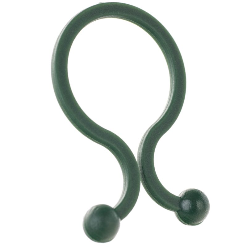 Kadax planteklips til fastgørelse af tomatstængler og bønnegrene 18 mm, 50 stk.