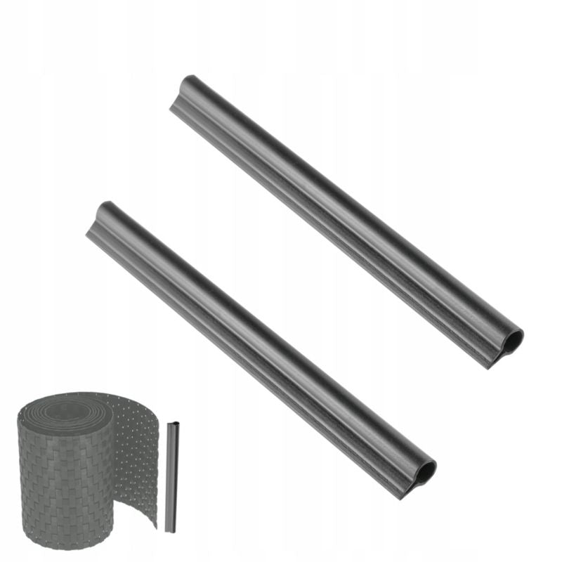 Klemmer til havehegnsbånd KADAX paneler grå 2 stk.