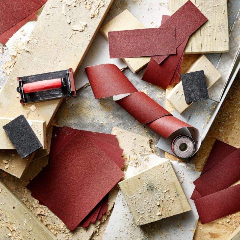 Slibeblok 93 x 230 mm med 10 papirindsatser