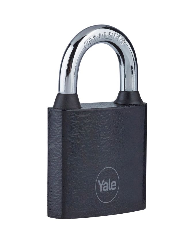 Yale hængelås med bøjle 40 mm i sort støbejern