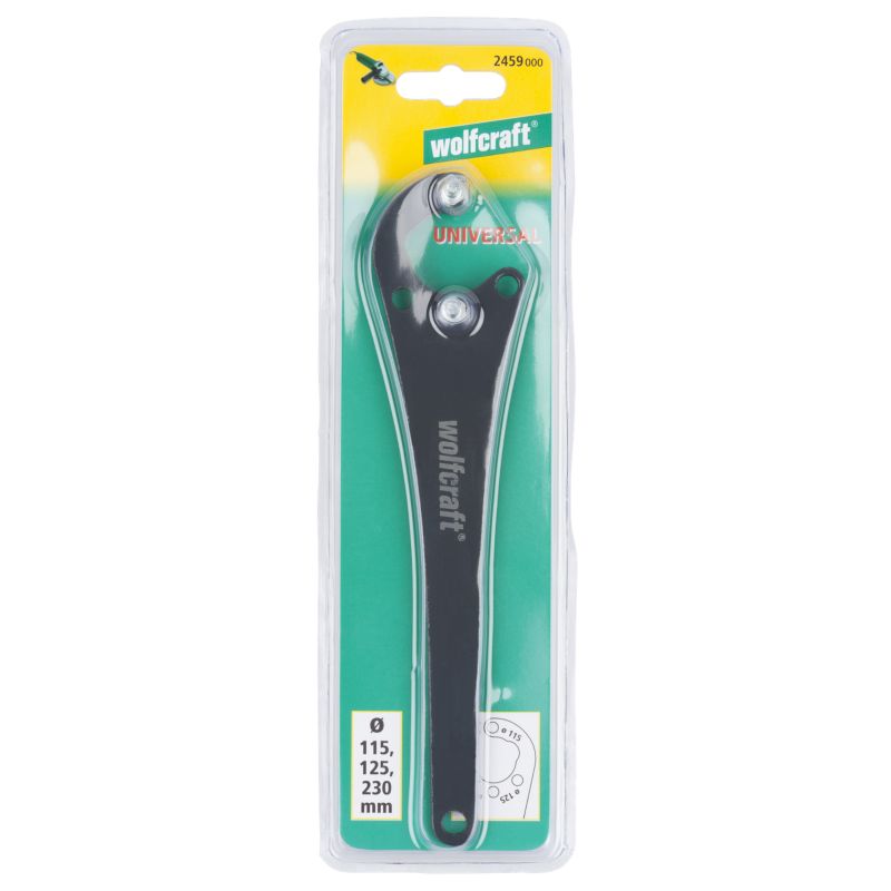 Universal skruenøgle til vinkelsliber 26 - 35 mm wolfcraft 2459000