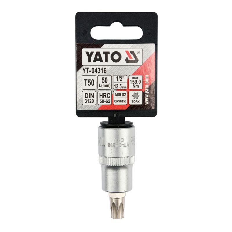Yato Torx 1/2'' T50 stiftnøgle L = 55 mm