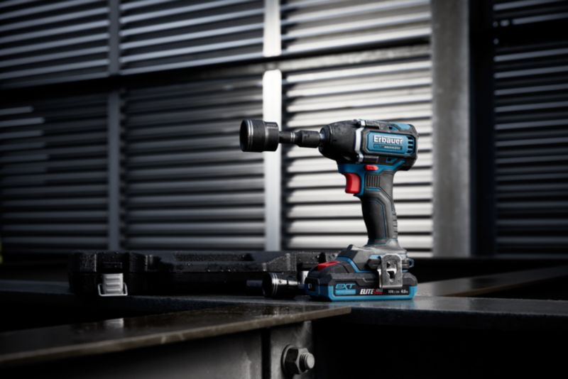 Erbauer 18 V slagnøgle uden batteri