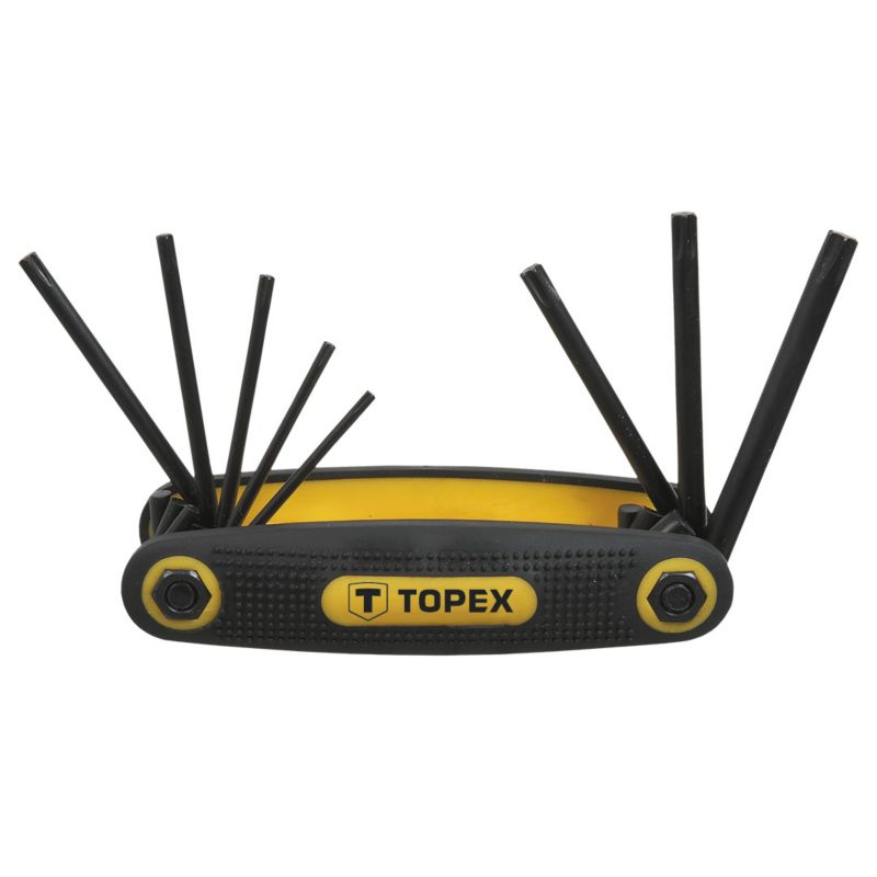 Torx-nøgler TOPEX T9-T40 sølv 1 sæt