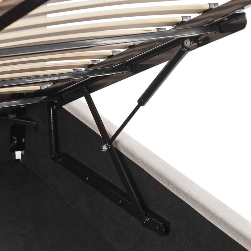 Seng med Opbevaring Lorient Beige 180x200 cm