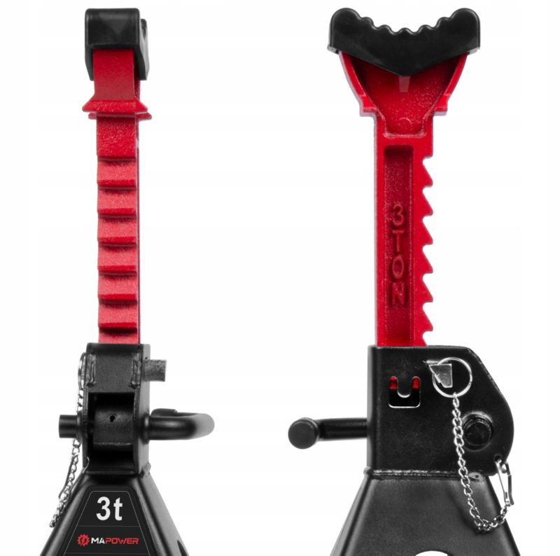 MAPOWER bilstøtter 285-425 mm 3 ton, 2 stk.