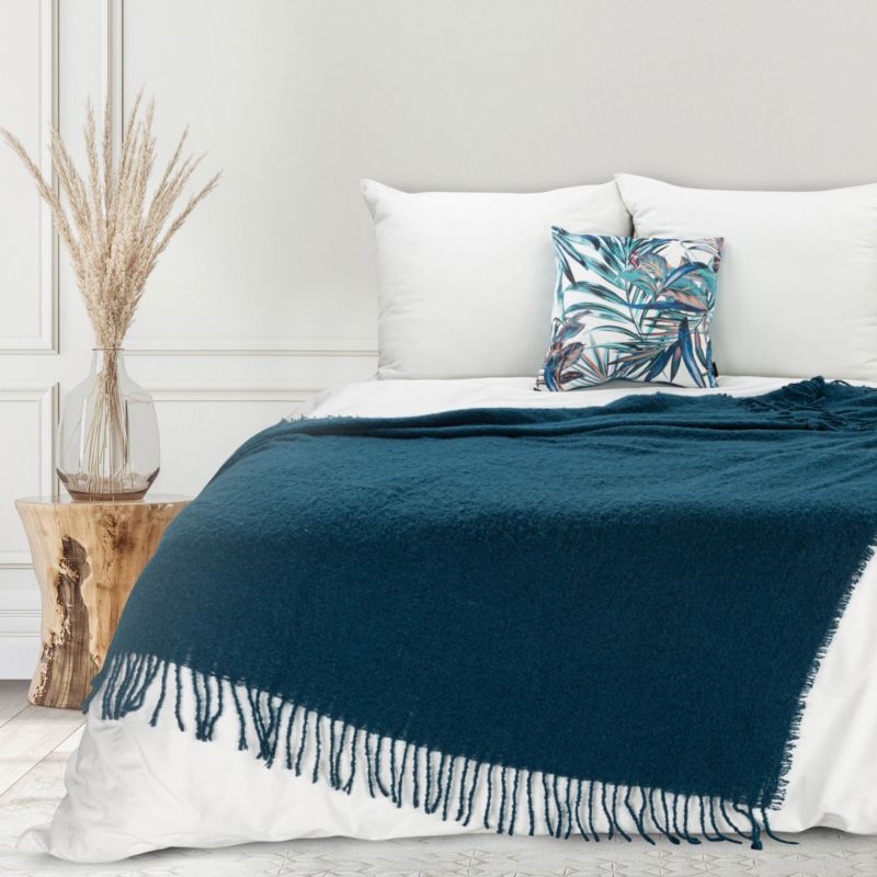 Eurofirany Bela plaid 150 x 180 cm i marineblå