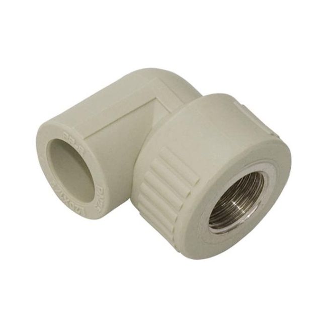 90° PP-R bøjning Idmar Group med indvendigt messinggevind 16 x 1/2"