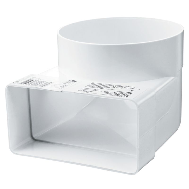 Vinkelkobling Vents 120 x 60 mm Ø 100 mm 90°