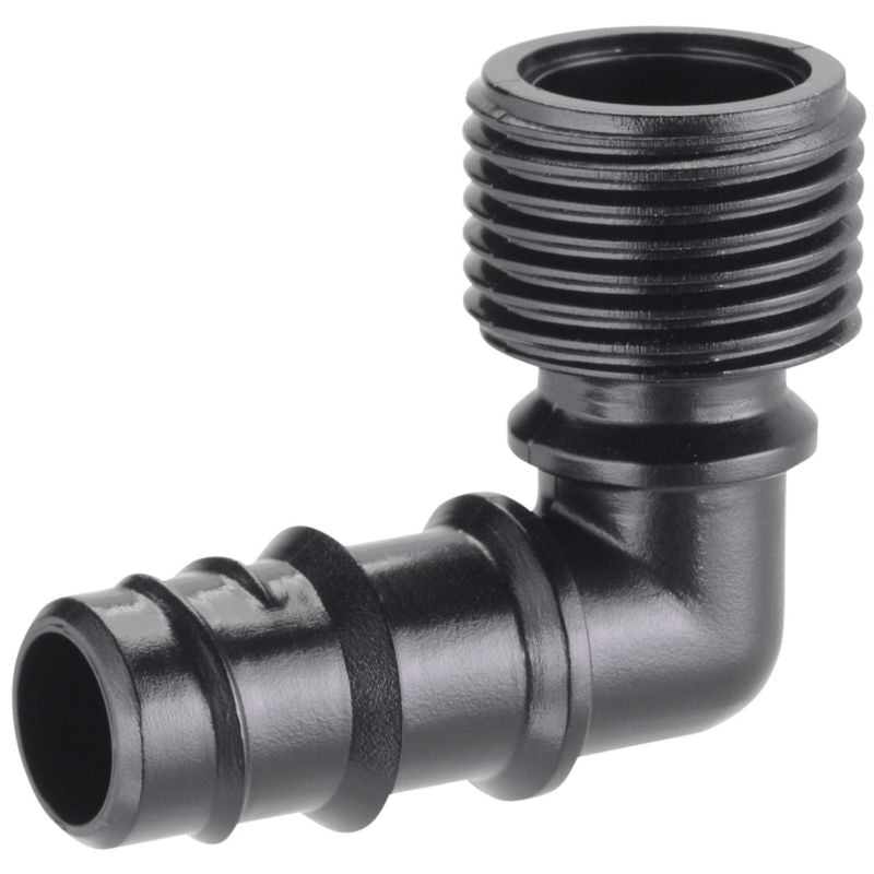 Rørbøjning med udvendigt gevind 1/2'' 2 stk.