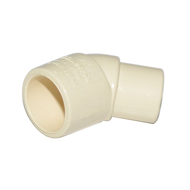 USMetrix nippelbøjning 45° 1/2" CPVC KW/KZ