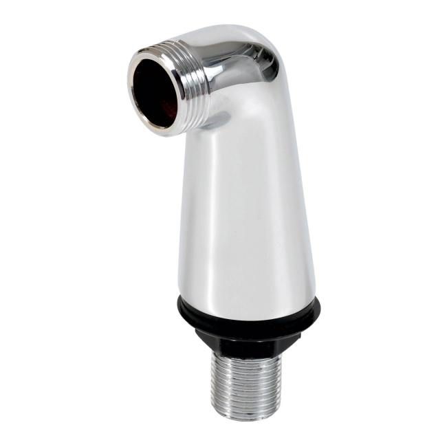 Tycner kromet vinkelfitting til stående armatur 1/2" x 3/4"