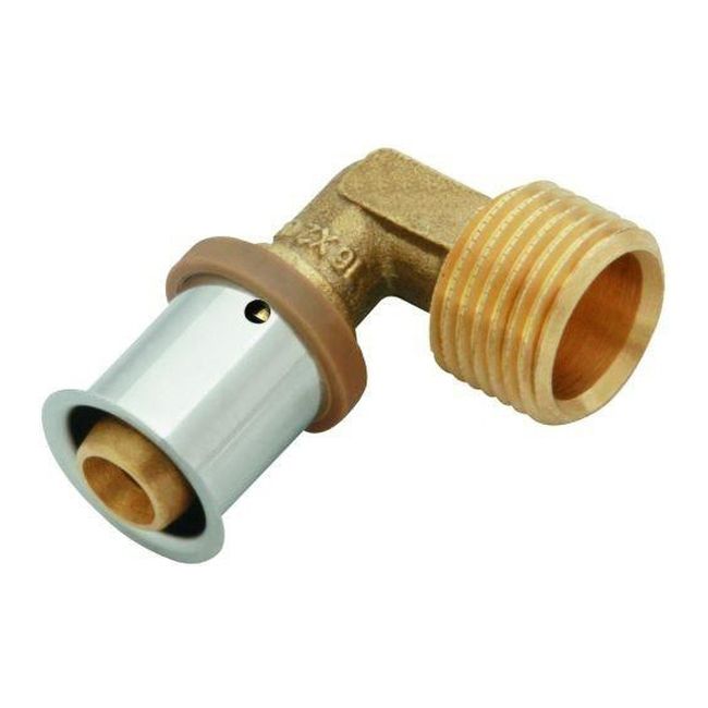 KAN-therm Ultrapress 90° bøjning 20 mm GZ 1/2"