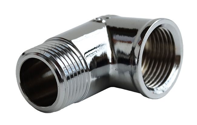 Nippelbøjning 3/4" krom