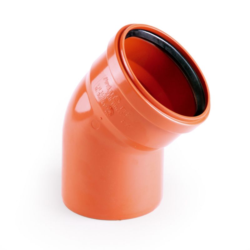 Pipelife bøjning 110 mm