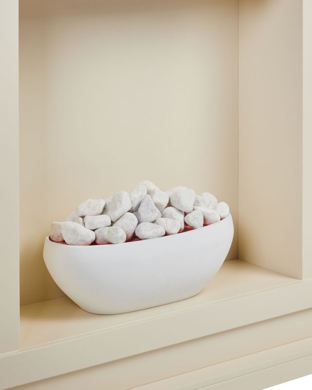 Elektrisk pejs med varmefunktion Sahara Beige 1 stk.