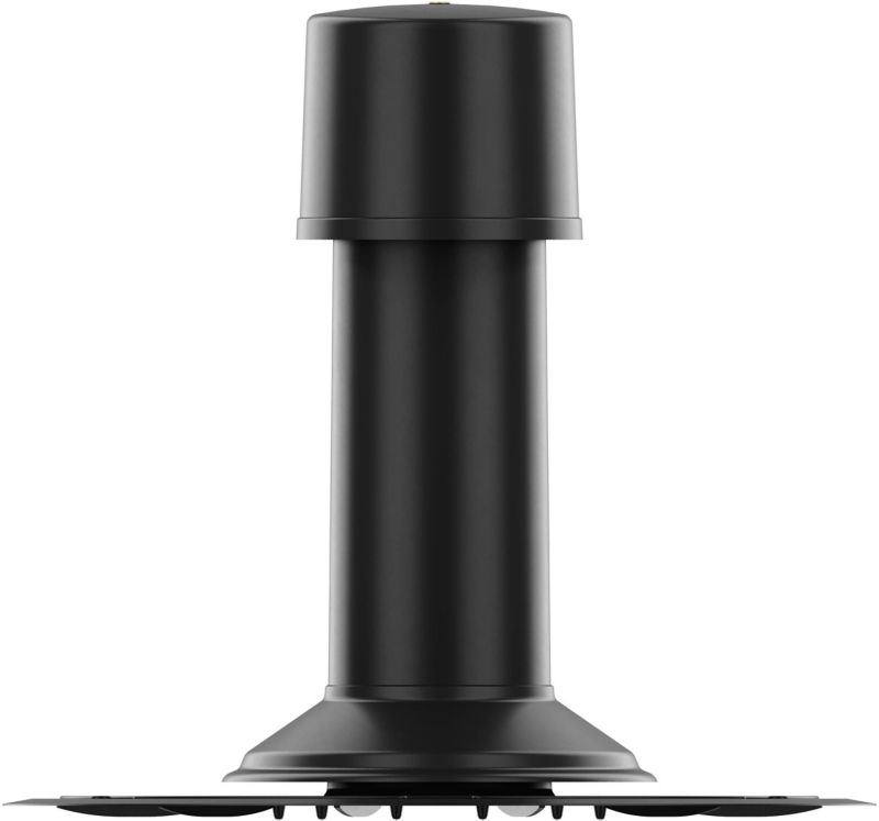 Ureguleret enkel ventilationshætte til tagpap og tagshingel