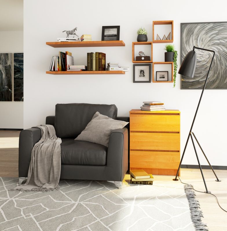 Kommode Akord K60 Olier 60 cm 3 skuffer mat olieret 60x40x77 cm 1 stk.