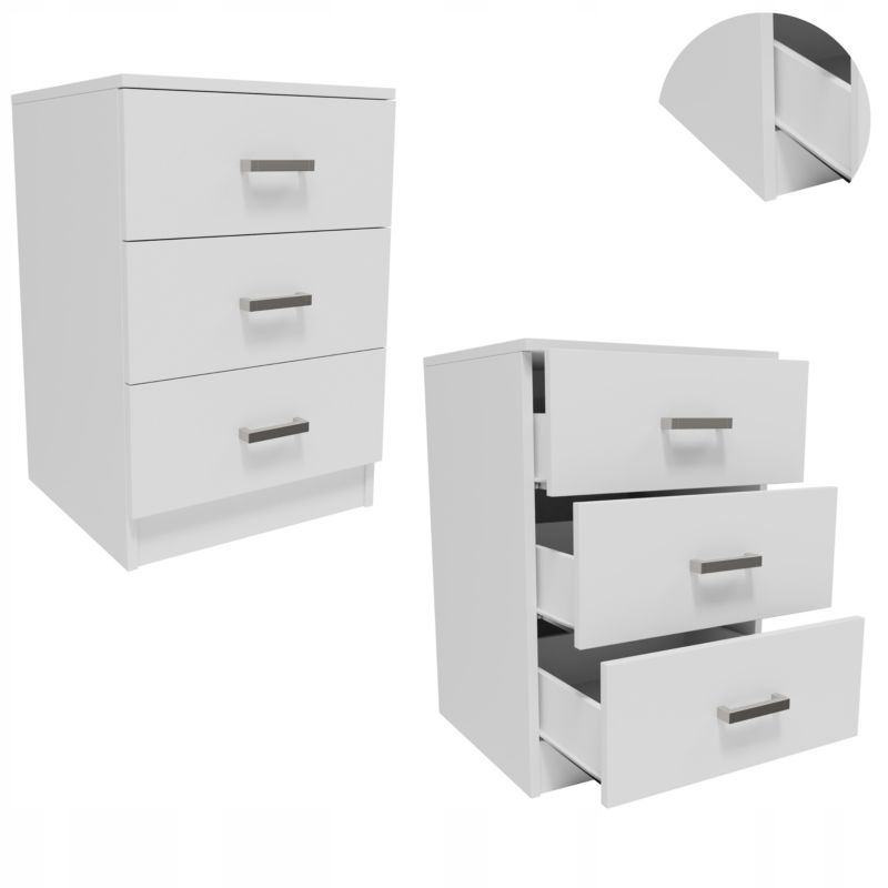 Komode Matkam CR3-LOFT-3S 42 cm Hvid