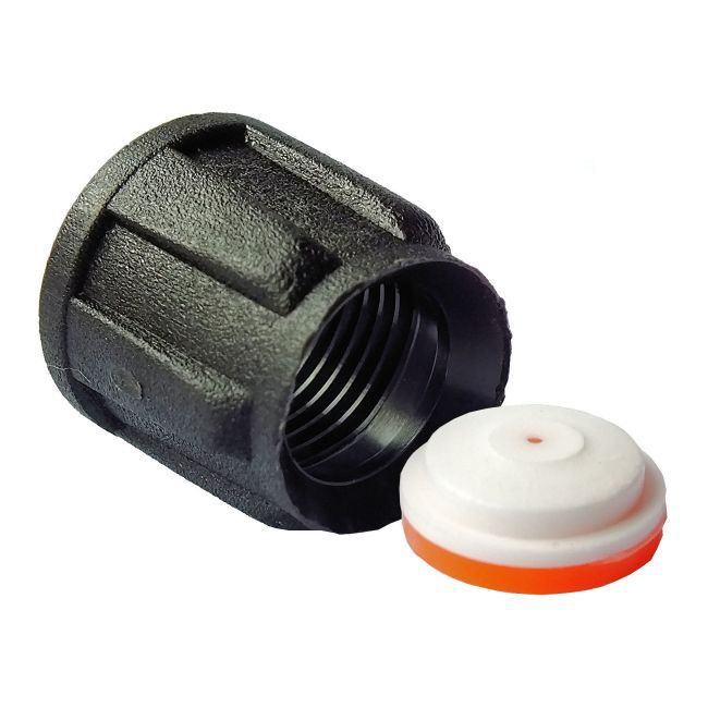 Komplet med møtrik og dyse til sprøjte Gaja/Orion/Neptun