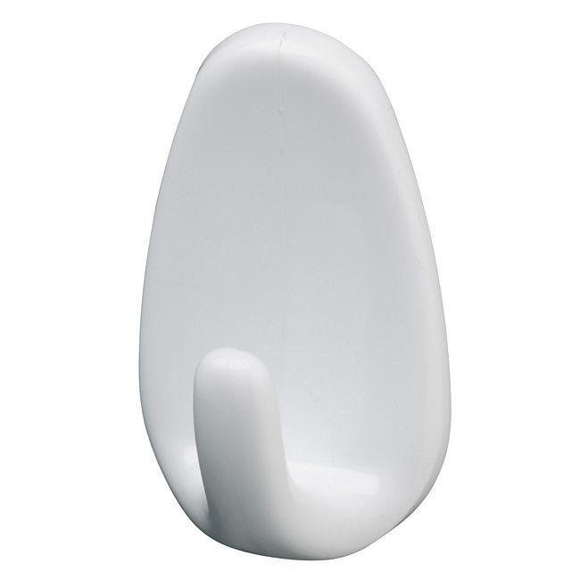 Sæt med 3 hvide Bisk håndklædeholdere