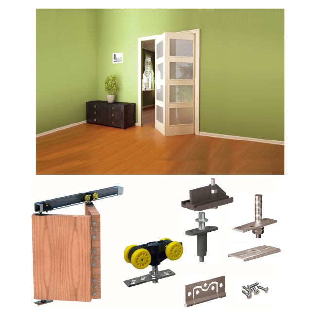 Komplet til samlinger til Valcomp Herkules Plus skydedøre 2 x 25 kg