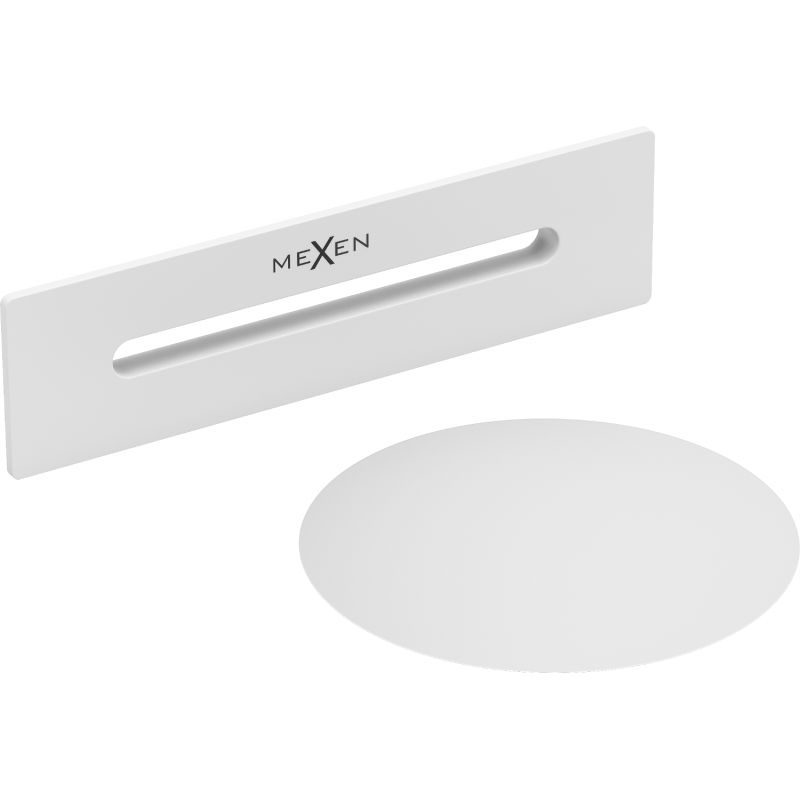 Mexen Uni hvid prop til fritstående badekar med overløb, 1 stk.